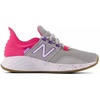 New Balance Kids’ Fresh Foam Roav V1 Lace-up Sneaker | Road Running Shoes(Raincloud/Hi-pink/Violet Crush)