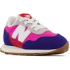 New Balance Kid’s Kids 237 Bungee Lace Sneaker | Casual Shoes(Blue/Exuberant Pink)