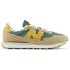 New Balance Kid’s Kids 237 Bungee Lace Sneaker | Casual Shoes(Dark Juniper/Dried Apricot)