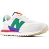 New Balance Kid’s Kids 237 Bungee Lace Sneaker | Casual Shoes(Grey Matter/Classic Pine/True Red)