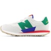 New Balance Kid’s Kids 237 Bungee Lace Sneaker | Casual Shoes(Grey Matter/Classic Pine/True Red)