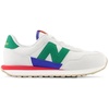 New Balance Kid’s Kids 237 Bungee Lace Sneaker | Casual Shoes(Grey Matter/Classic Pine/True Red)