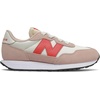 New Balance Kid’s Kids 237 Bungee Lace Sneaker | Casual Shoes(Oyster Pink/Mars Red)