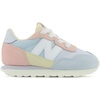New Balance Kid’s Kids 237 Bungee Lace Sneaker | Casual Shoes(Starlight/Morning Fog/Pink Haze)