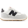 New Balance Kid’s Kids 237 Bungee Lace Sneaker | Casual Shoes(White/Black)