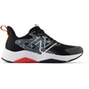 New Balance Kids’ Rave Run V2 Lace-Up Running Shoes | Road Running Shoes(Black/Blast Red/Team Sky Blue)