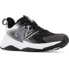 New Balance Kids’ Rave Run V2 Lace-Up Running Shoes | Road Running Shoes(Black/White)