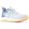 New Balance Kids’ Rave Run V2 Lace-Up Running Shoes | Road Running Shoes(Ice Blue/Bright Cyan/Solar Flare)