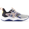 New Balance Kids’ Rave Run V2 Lace-Up Running Shoes | Road Running Shoes(Rain Cloud/Night Sky/Blaze Orange)