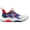 New Balance Kids’ Rave Run V2 Lace-Up Running Shoes | Road Running Shoes(Team Royal/White/True Red)