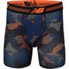 New Balance Men’s 6″ Performance No Fly Boxer Brief Underwear (4 Pack)(Hlt/Black(ht)/Team Royal/Team Royal Strt)
