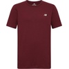 New Balance Men’s Cotton Performance Crew Neck Undershirts Tag Free and Moisture-Wicking (3 Pack)(Light Heather Grey/White/Burgundy)