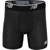 New Balance Men’s Mesh Jersey Performance Wicking No Fly Boxer Briefs Underwear (4 Pack)(Black(st)/Pigment(hl)/Bolt/Team Royal)
