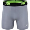New Balance Men’s Mesh Jersey Performance Wicking No Fly Boxer Briefs Underwear (4 Pack)(Black(st)/Steel/Pigment(rg)/Black(rg))