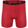 New Balance Men’s Mesh Jersey Performance Wicking No Fly Boxer Briefs Underwear (4 Pack)(Navy/Black/Team Red/Navy)