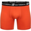 New Balance Men’s Performance Boxer Briefs, Moisture Wicking Lightweight Breathable Underwear, Tagless (6 Pack)(Black/Navy/Orange/Black/Navy/Arctic)