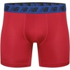 New Balance Men’s Performance Boxer Briefs, Moisture Wicking Lightweight Breathable Underwear, Tagless (6 Pack)(Team Navy/Team Red/Dark Grey/Team Royal/Dark Grey/Team Navy)