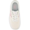 New Balance Unisex-Child Bb80 V1 Lace-up Sneaker(Sea Salt/Rose Sugar/White)