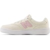 New Balance Unisex-Child Bb80 V1 Lace-up Sneaker(Sea Salt/Rose Sugar/White)