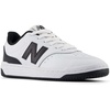 New Balance Unisex-Child Bb80 V1 Lace-up Sneaker(White/Black)