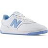 New Balance Unisex-Child Bb80 V1 Lace-up Sneaker(White/Blue Haze)