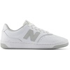 New Balance Unisex-Child Bb80 V1 Lace-up Sneaker(White/Brighton Grey)
