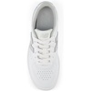 New Balance Unisex-Child Bb80 V1 Lace-up Sneaker(White/Brighton Grey)
