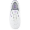New Balance Unisex-Child Bb80 V1 Lace-up Sneaker(White/Lilac Glo)