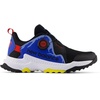 New Balance Unisex-Child Dynasoft Trail Magic V1 Boa Running Shoe(Black/Blue Oasis/True Red)