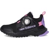 New Balance Unisex-Child Dynasoft Trail Magic V1 Boa Running Shoe(Black/Violet Crush/Real Pink)
