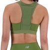New Balance Women’s Nb Sleek Medium Support Pocket Sports Bra(Dark Olivine)