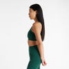 New Balance Women’s Nb Sleek Medium Support Pocket Sports Bra(Nightwatch Green)