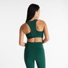 New Balance Women’s Nb Sleek Medium Support Pocket Sports Bra(Nightwatch Green)