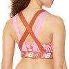 New Balance Women’s Relentless Crop Bra(Raspberry)