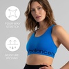 New Balance Women’s Seamless Cami Sports Bra, Adjustable Straps, Keyhole Breathability, Workout, Running Bras(Munsell White)