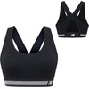 New Balance Womens Seamless, Racerback Sports Bra with Allover Texture and Engineered Breathability(Hi-lite)