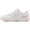White/Mid Century Pink
