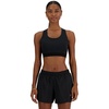 New Balance Women’s Nb Sleek Medium Support Pocket Sports Bra(Black)