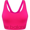 New Balance Women’s Seamless Cami Sports Bra, Adjustable Straps, Keyhole Breathability, Workout, Running Bras(Alpha Pink)