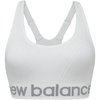 New Balance Women’s Seamless Cami Sports Bra, Adjustable Straps, Keyhole Breathability, Workout, Running Bras(Munsell White)