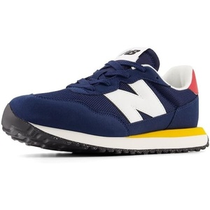 New Balance Kids 237 V1 Lace-up Sneaker(Nb Navy/Varsity Gold)