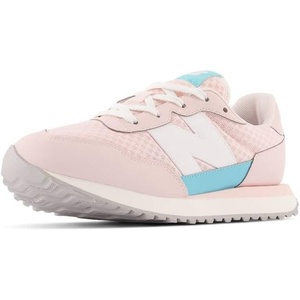 New Balance Kids 237 V1 Lace-up Sneaker(Shell Pink/Sea Salt/Blue)