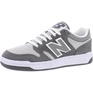 New Balance Kids 480 V1 Lace-up Sneaker(Castlerock/Shadow Grey)