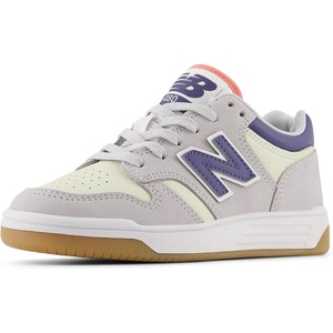 New Balance Kids 480 V1 Lace-up Sneaker(Pearl Grey/Mineral/Dream State)