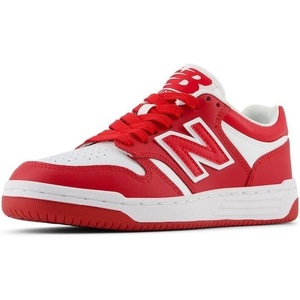 New Balance Kids 480 V1 Lace-up Sneaker(Team Red/White)