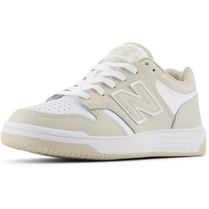 New Balance Kids 480 V1 Lace-up Sneaker(Timberwolf/White)