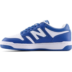 New Balance Kids 480 V1 Lace-up Sneaker(White/Blue Agate)