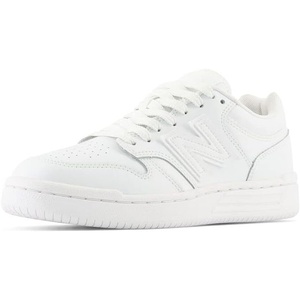 New Balance Kids 480 V1 Lace-up Sneaker(White/White)