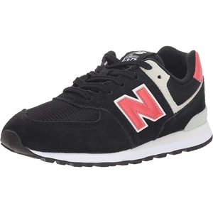 New Balance Kids’ 574 V1 Neo Sole Lace-up | Casual Shoes(Black/Pomelo)