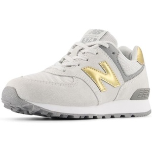 New Balance Kids’ 574 V1 Neo Sole Lace-up | Casual Shoes(Grey Matter/Sherbert)